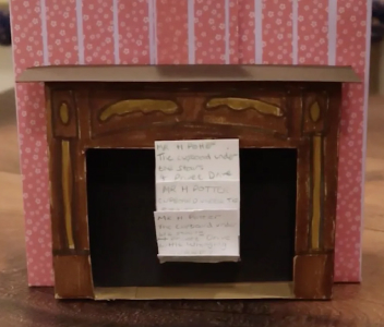 Fireplace Letter Holder